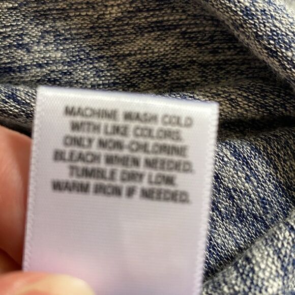 DB Sunday Blue and White 3/4 Length Sleeve Blouse - Picture 6 of 7